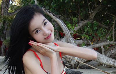 Vietnamese girl in bikini