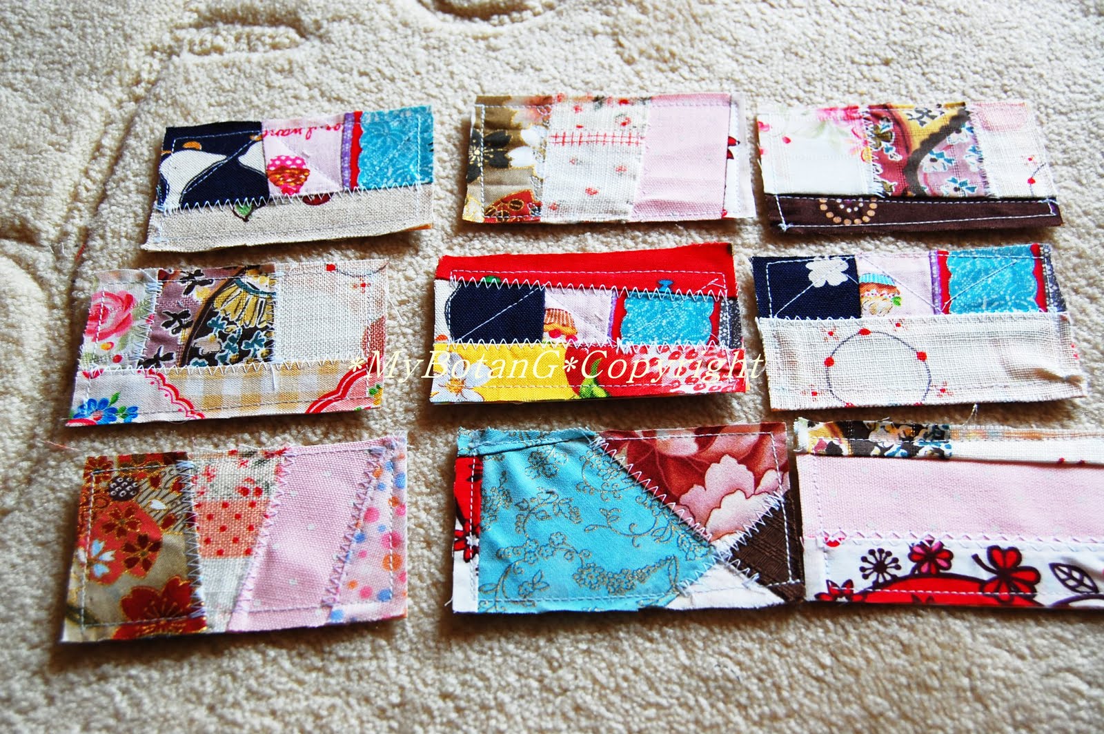 MyBotang Fabric Scrap series Cards