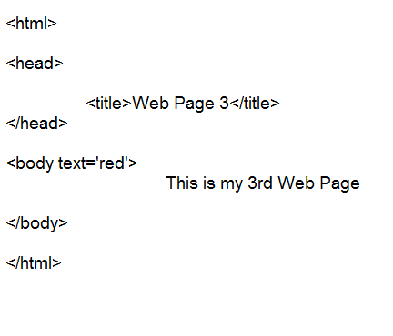 Technology Stuff : HTML Programs (Basic)