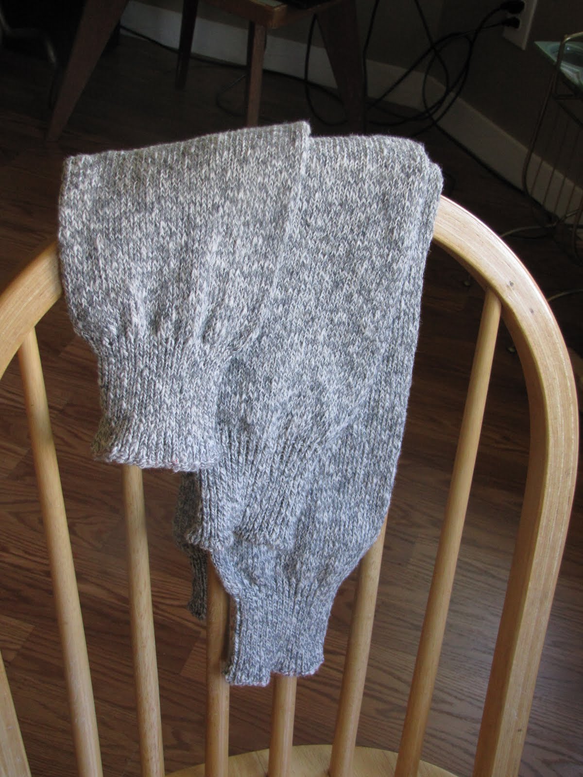 Lamzie Divy Woolens Leg Warmers on the Sock Knitting Machine