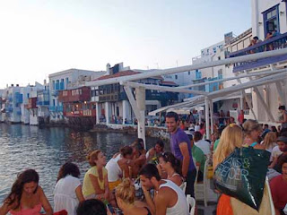 Little Venice Old Town Mykonos Greece