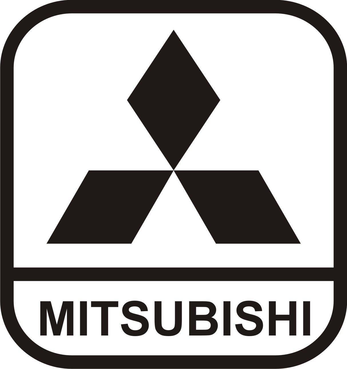 Mitsubishi logo car