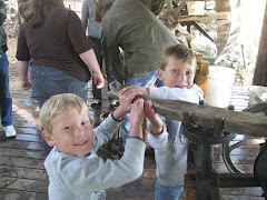 The Boys Make Apple Cider!