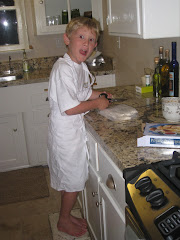 Quinn LOVES to cook!