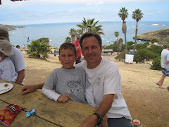 Parker and Dad in Catalina Island