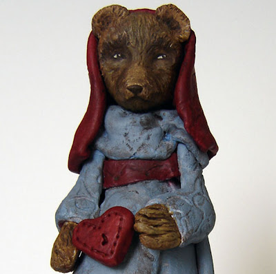 Bear Folk Art Doll 