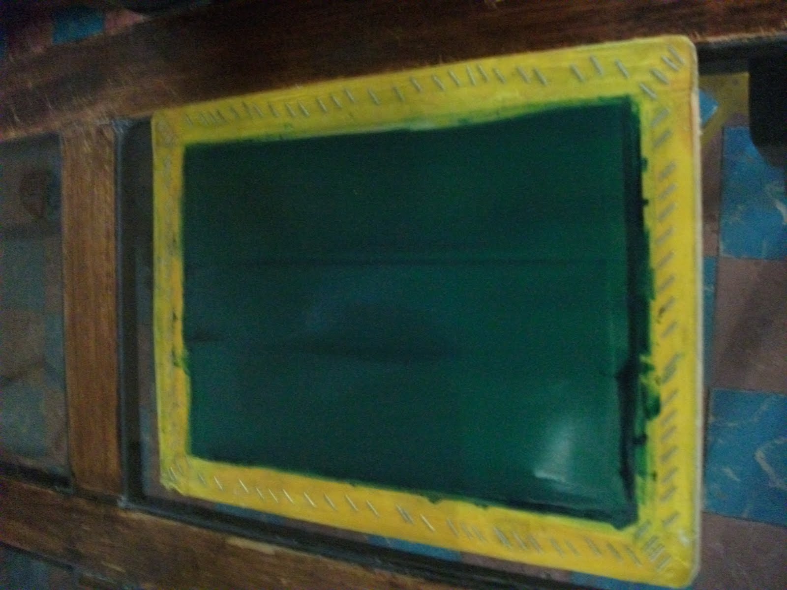 CLEP: Manual de serigrafía casera: REVELADO DEL MARCO