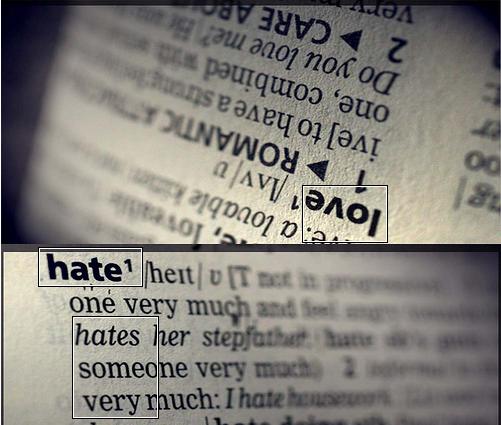 THE STORY BEHIND THE WORD HATE