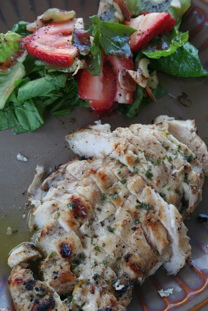 Grilled Orange Tarragon Chicken for a light but totally flavorful dinner. Grilled Orange Tarragon Chicken for a light but totally flavorful dinner.