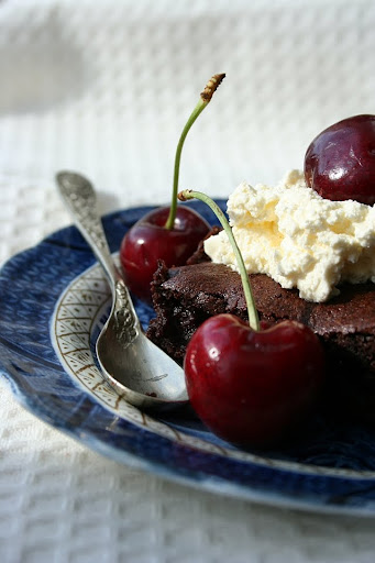 Black forest brownies czyli brownies z czereśniami