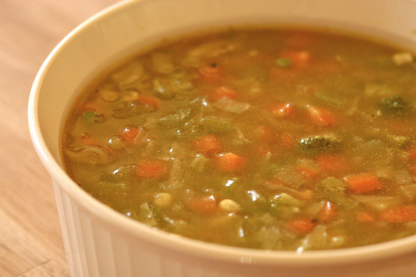 Healthy, Homemade Vegetable Soup Recipe