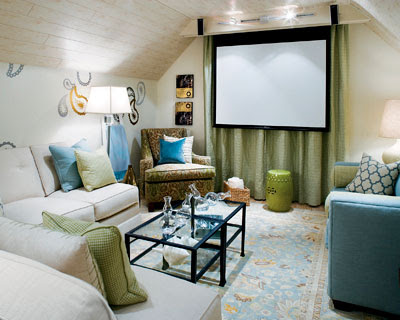 remodeled attic by interior designer Candice Olson from HGTV's Divine Design