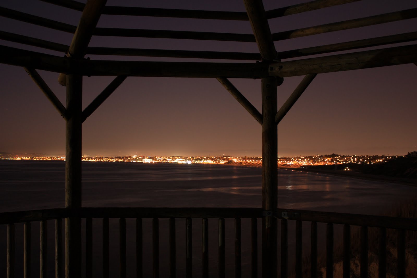 Palos Verdes Daily Photo Gazebo at Rossler Point Day & Night