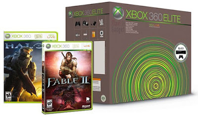 pack xbox 360 halo3 fable2 - Pack XBox 360 120Go Halo 3 et Fable 2 (Nouveau) -