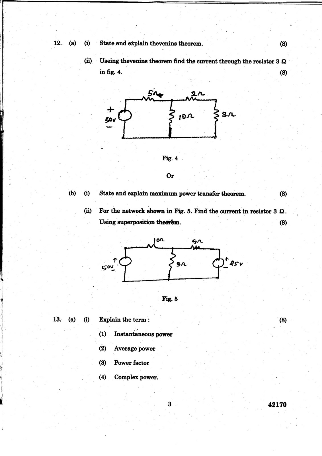 ANNA UNIVERSITY QUESTION BANK CIRCUIT ANALYSIS