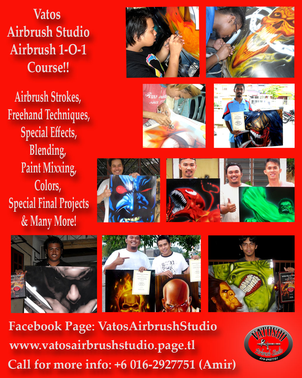 Vatos Airbrush Studio Airbrush Course with Vatos Airbrush Studio