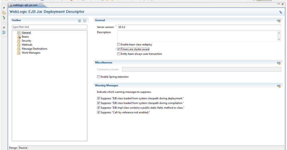 Java + Cloud + AI How to use EJB 3 timer in a weblogic 10 cluster