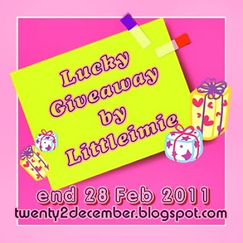 'Lucky Giveaway by Littleimie'