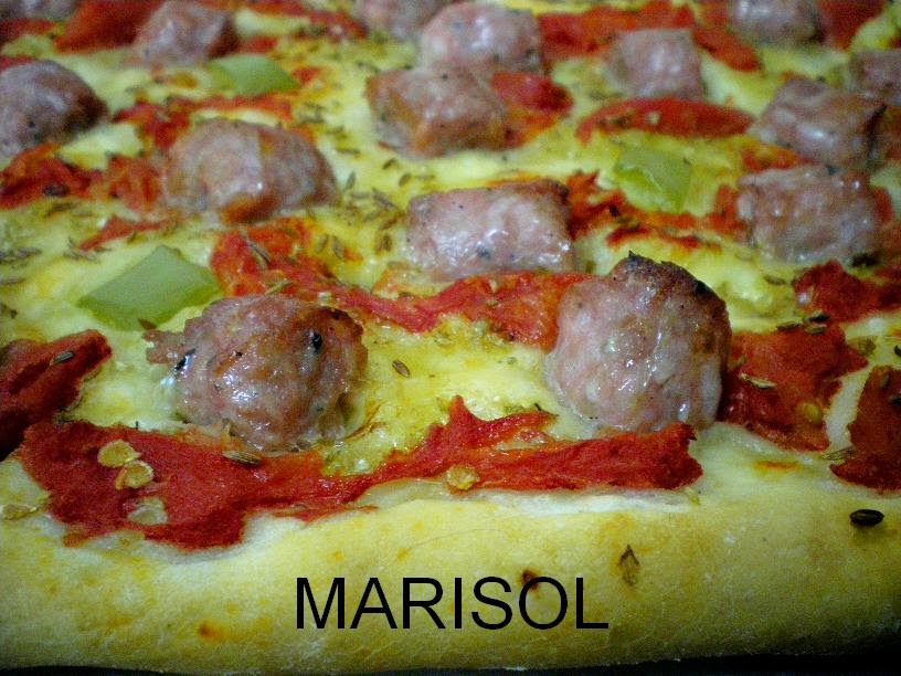 COCINA CONMIGO Coca de salchichas frescas