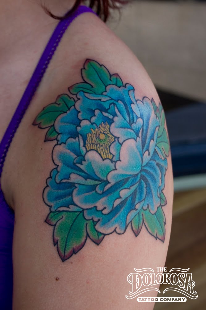 Got to bust out this peony tattoo for this girl's birthday