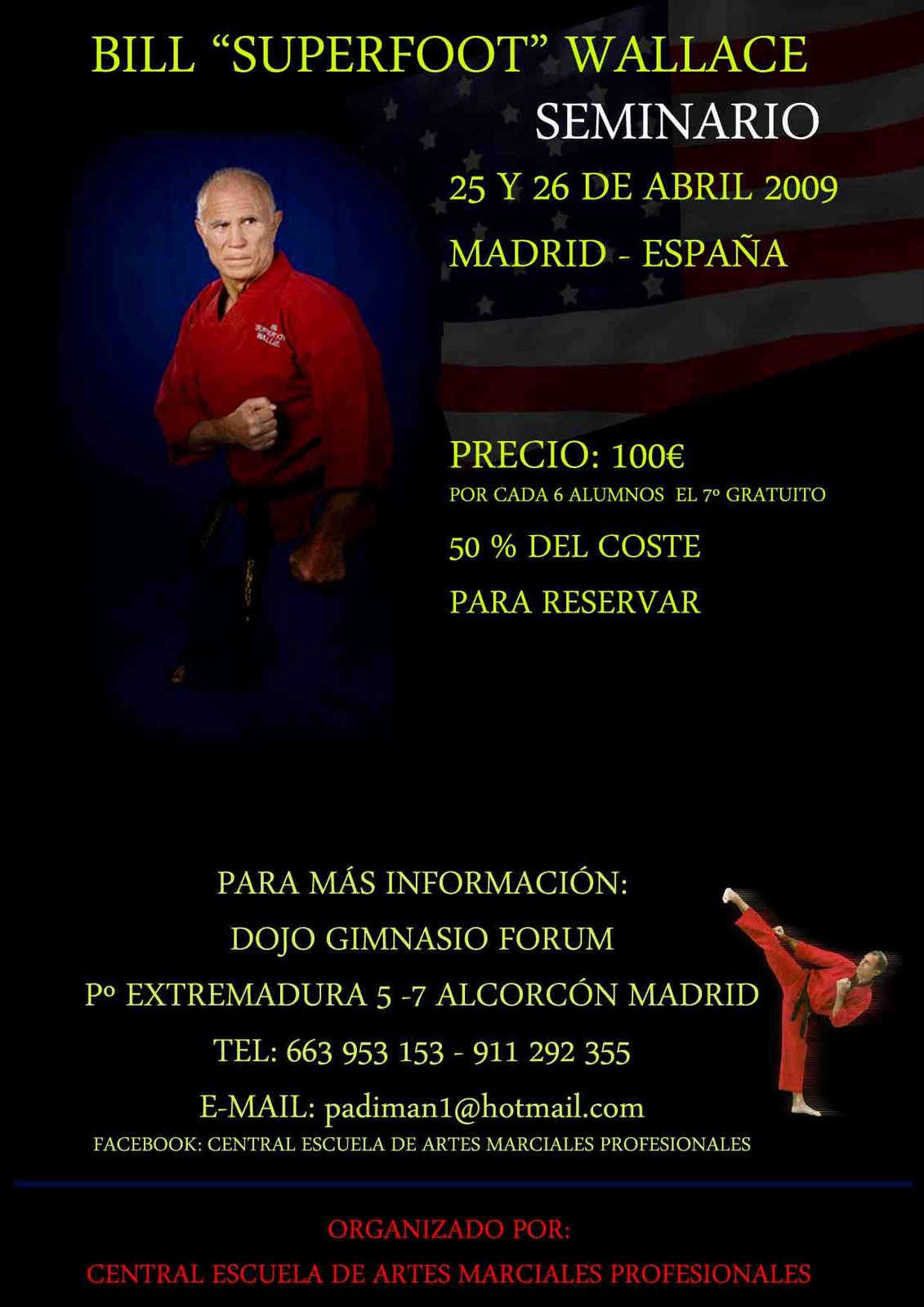 BUDOKAN blog de artes marciales BILL WALLACE DE NUEVO EN ESPAÑA