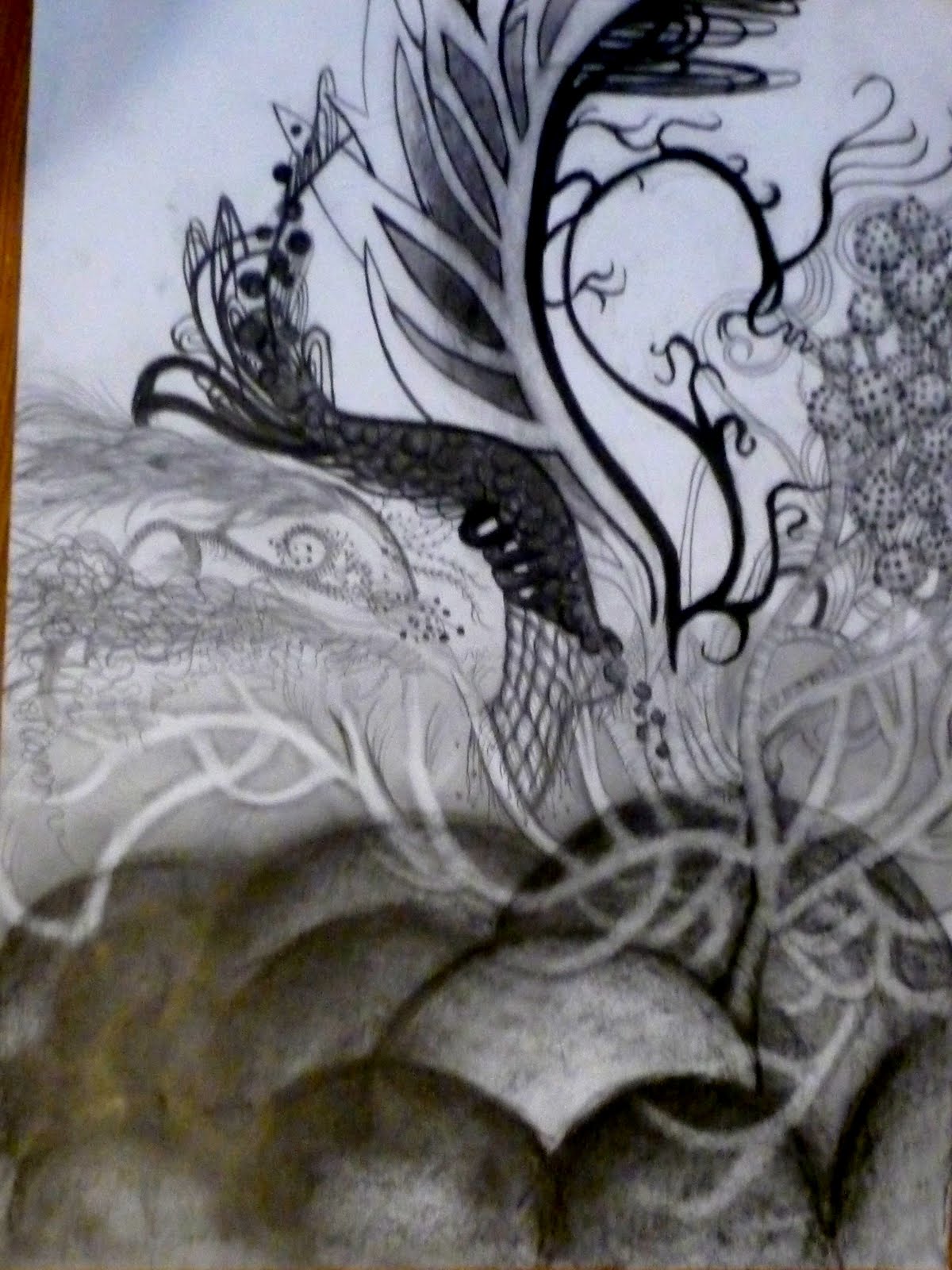 * Holy Almost * NonObjective Graphite/ Charcoal / Charcoal Ink Renderings