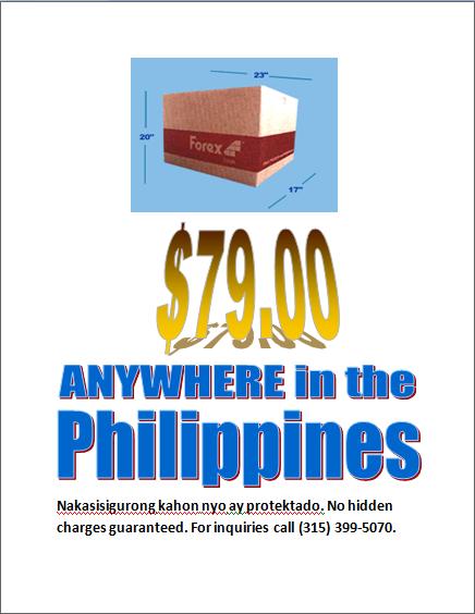 Forex shipping rates to philippines
