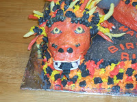 Chinese Fire Dragon Cake