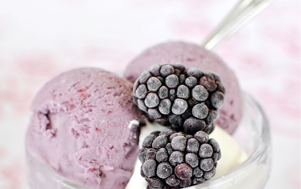 Not So Humble Pie: Blackberry Brown Sugar Mascarpone Ice Cream