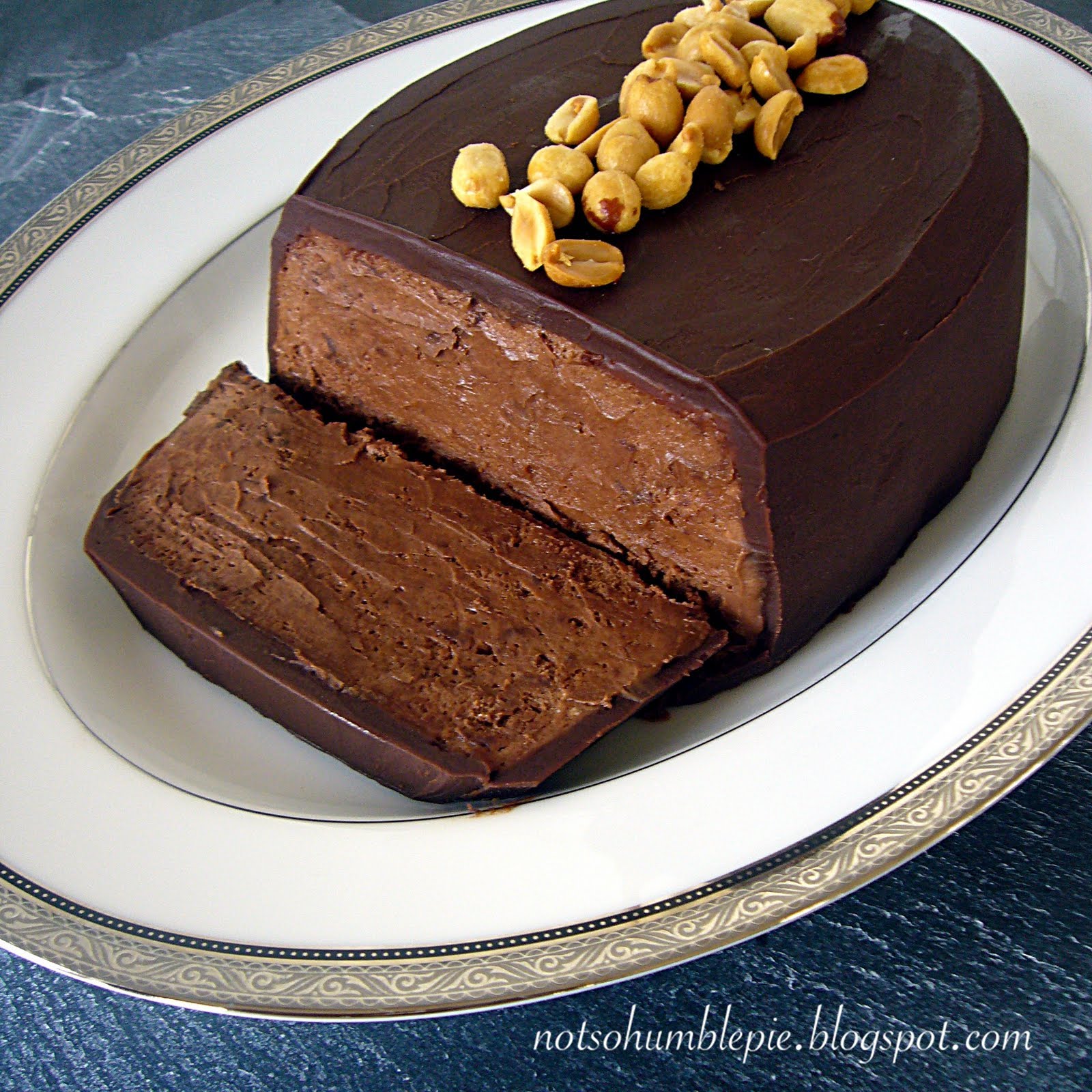 Not So Humble Pie: Terrine of Chocolate Peanut Butter Mousse