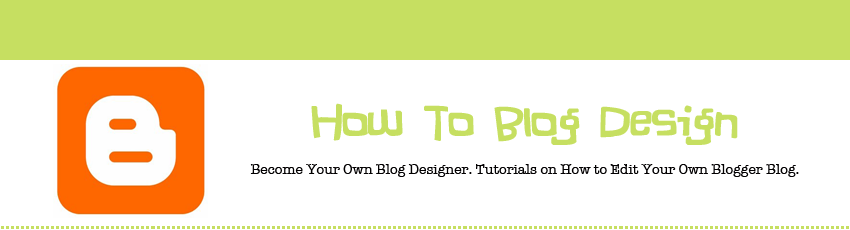 How To Blog Design