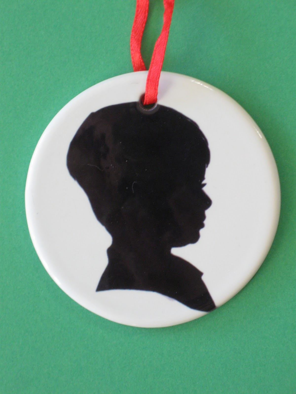 Custom Silhouette Christmas Ornaments