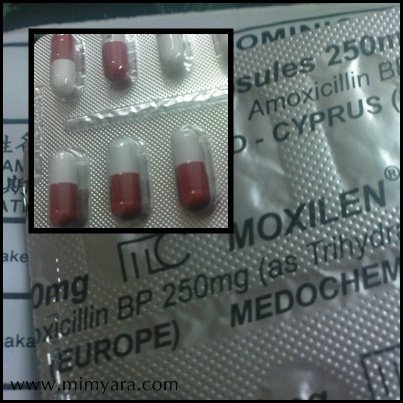Amoxicilin sebab nak sembuh