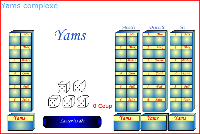 Yahtzee - Yams Gratuit | Yams - Yahtzee