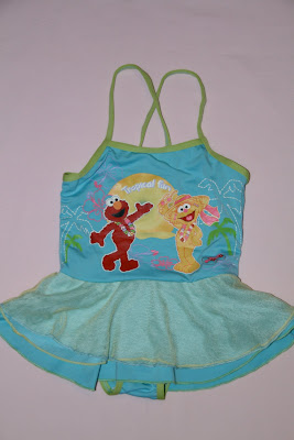 AliKat Kids Clothing: Girls - SESAME STREET Elmo/Zoe bathers/swimsuit ...