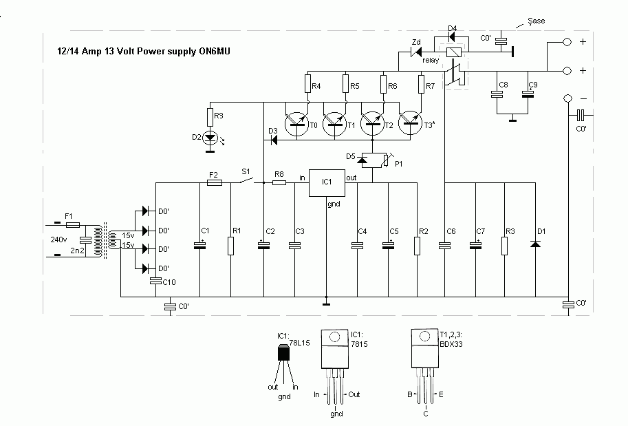 Схема блока питания 5 в