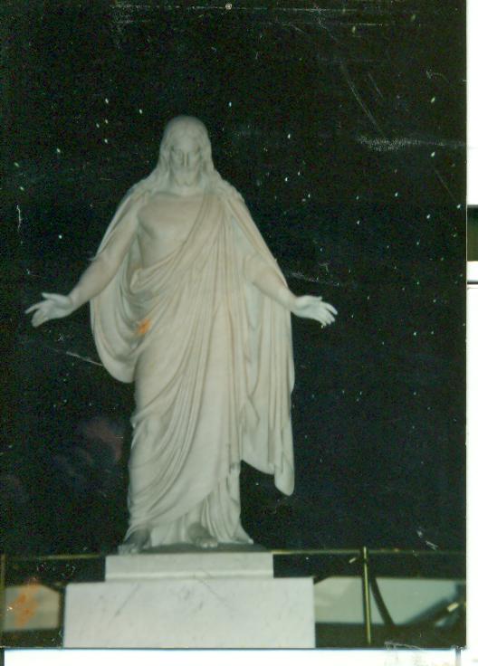 The Cristus statute of Jesus Christ! Oh my gosh! I have seen pictures, but now I am HERE! A mission
