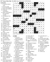 The New York Times Crossword in Gothic: 03 10 10 Within COST