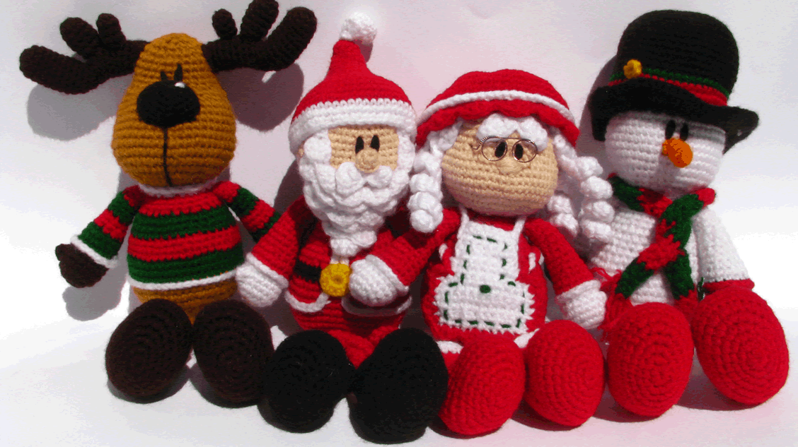 Mrs. Claus Sweater and Hat - Liberty Jane Doll Clothes Patterns