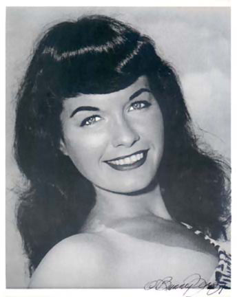Pin Up Bangs. Bettie became a popular pin-up