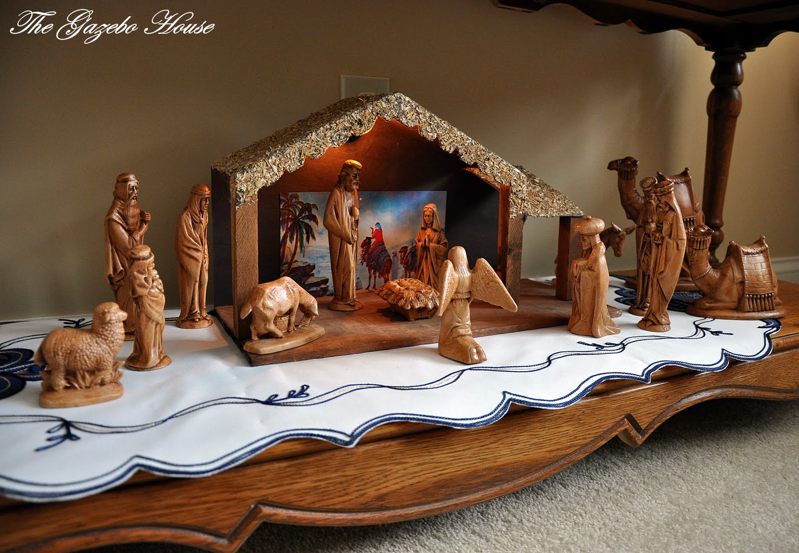 The Gazebo House Nativity Scenes"Reason for the Season" Party