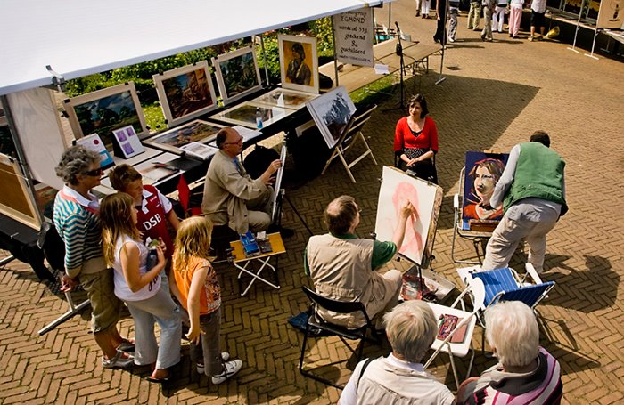 Kunstmarkt Egmond aan den Hoef 2009