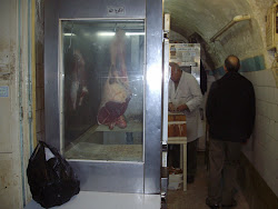 Butchers shop in "Old Jerusalem city", a fortified human dwelling.