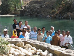 "Mosiac Group" at "Yardenit Baptimisal site" in river Jordan(Israel)