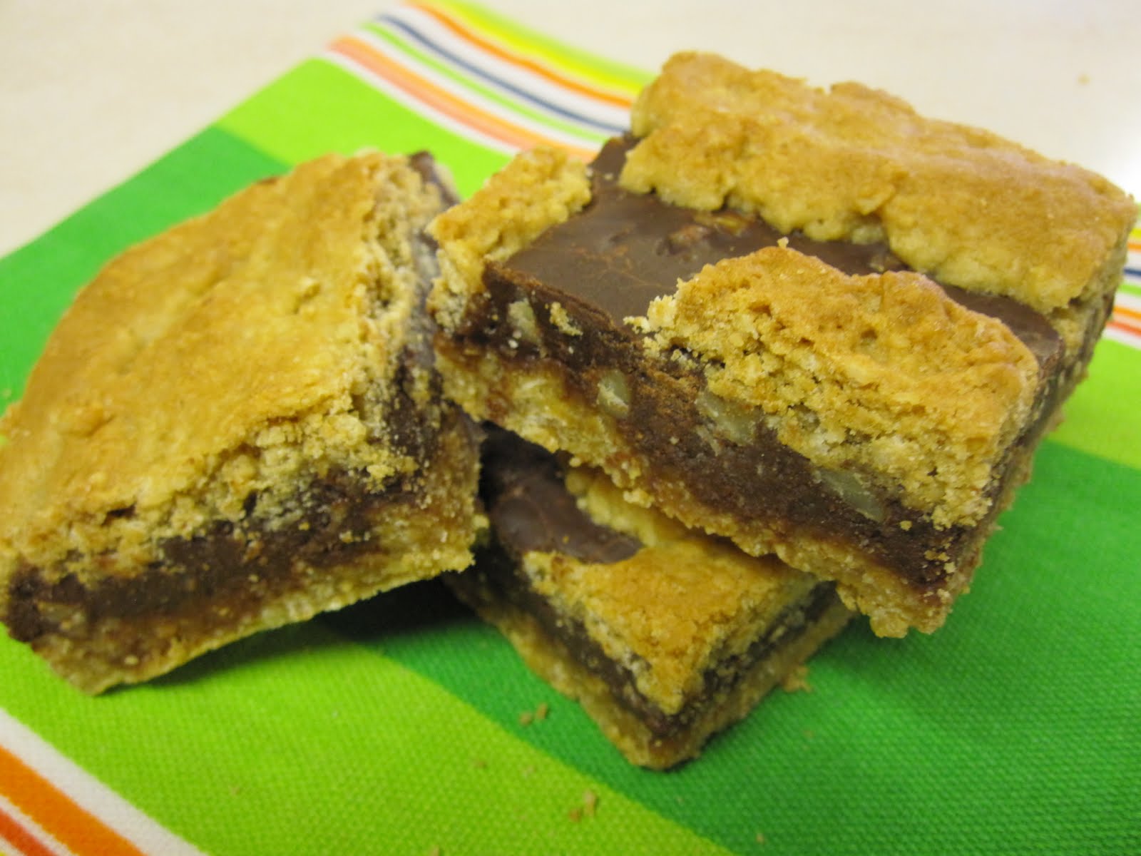 Yummy YooHoo! Fudge Nut Bars