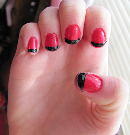 Nifty Nails: Lady Bug Nails! :)