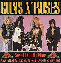 gnr guns n roses sweet child of mine single cover