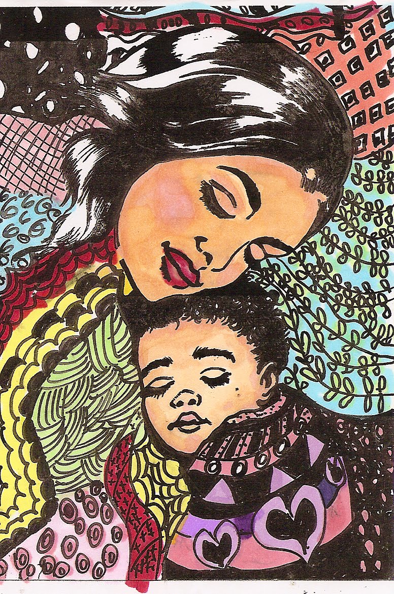 RUBY'SDAUGHTERBRENDA Zentangle Mother's Day