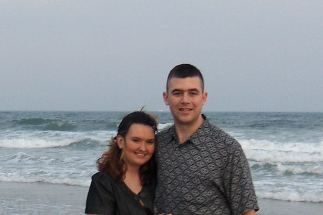 Scott and Laura at the beach in Atlantic City
