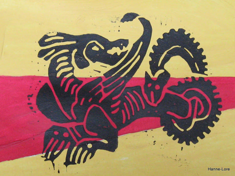 Linolschnitt und -druck